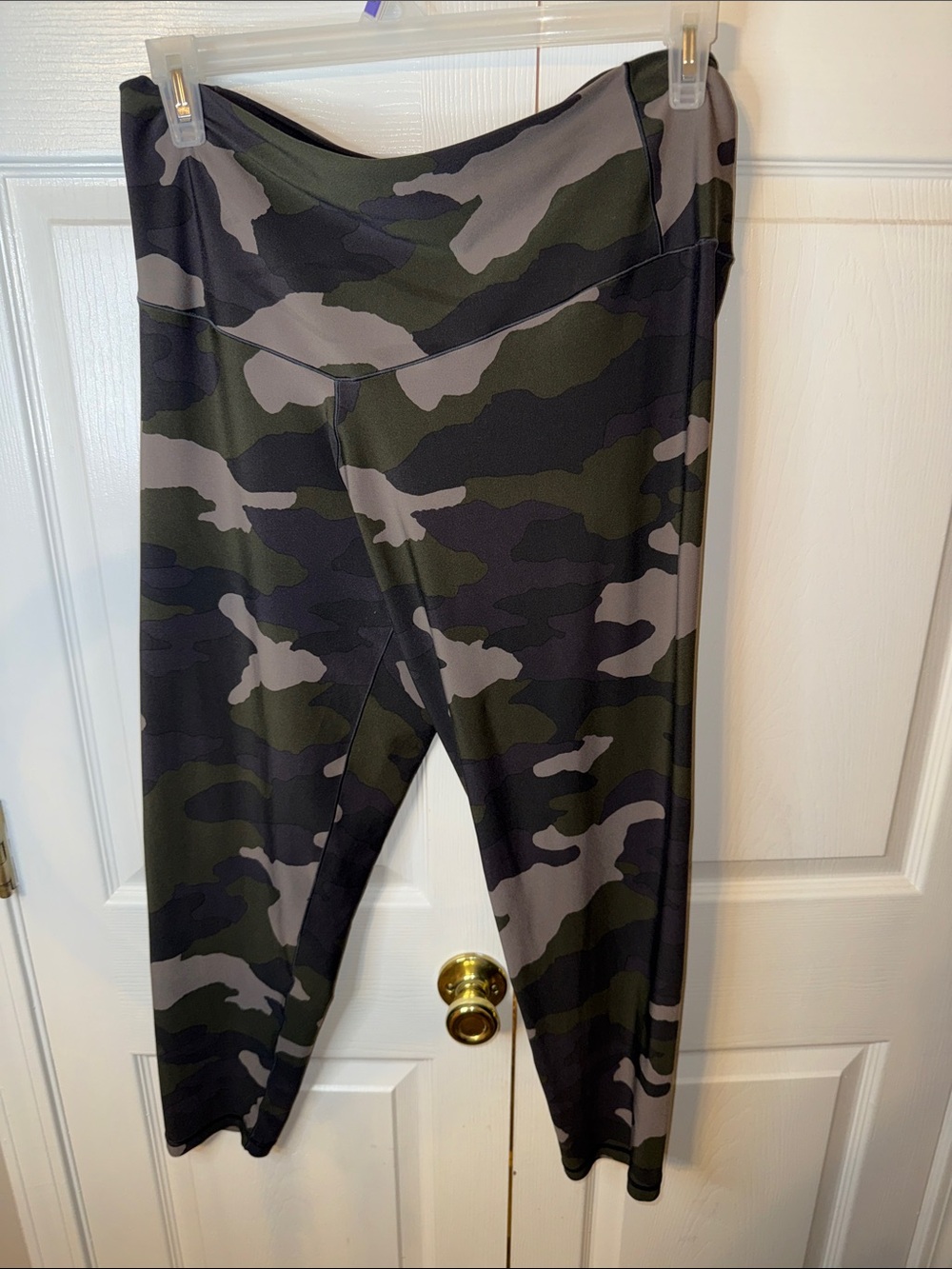 Offline by Aerie Olive and Gray Camo Leggings